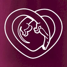 Jezevčík srdce - obrys