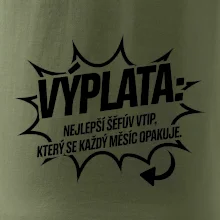 Výplata nejlepší šéfův vtip, který se každý měsíc opakuje