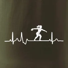 EKG hod diskem
