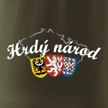 Hrdý národ - mapa a znaky