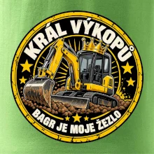 Král výkopů bagr je moje žezlo