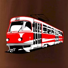 Tramvaj T3R barevná