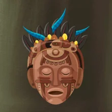 Mayové maska hnědá