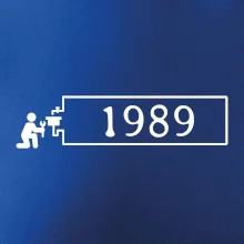 Instalatér - ročník narození v rámečku Instalatér - ročník narození v rámečku