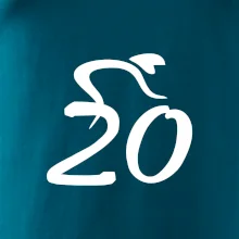 Cyklista slaví dvacítku (20)