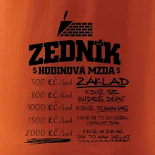 Hodinová mzda zedník