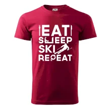 Eat sleep ski repeat Eat sleep ski repeat