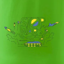 Stop war - Ukrajinské barvy