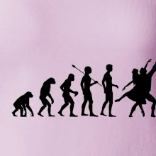 Evoluce tanec - tančící dvojice