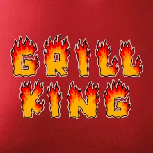 Grill King ohnivý nápis