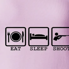 Eat sleep shot