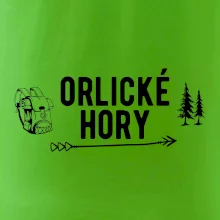 Orlické hory nápis