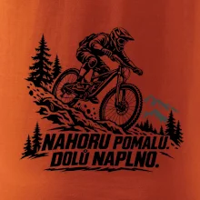 Nahoru pomalu dolů naplno - horský sjezdař