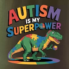 Stojící Rex Autism is my superpower