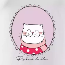 Pyšná kočka fialová