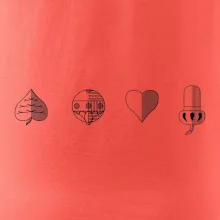 Prší - barvy hracích karet