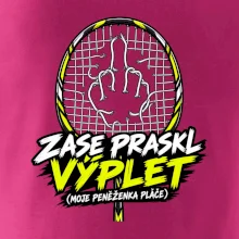 Badminton prasklý výplet