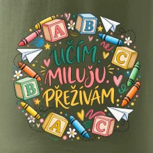 Učím miluju přežívám školní abeceda