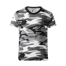 Kreslený rybář na pařezu