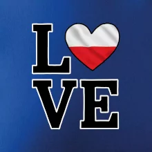 Love Polská vlajka