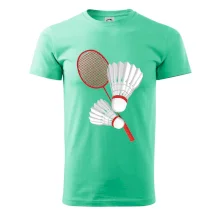 Badminton - pálka a košík