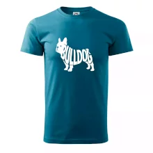Bulldog  nápis v těle