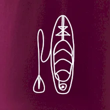 Paddleboard jedním tahem