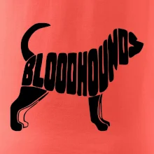 Bloodhound nápis v těle