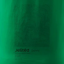 Ještěd - vrstevnice v obdélníku