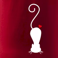 Zamilovaná kočka ležící