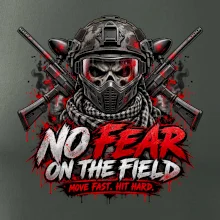 Lebka bojovníka no fear paintball