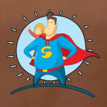 Táta superman - holka