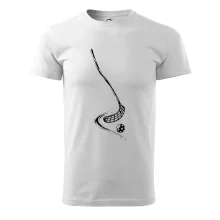 Minimalistická florbalka s míčkem