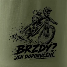 Brzdy jen doporučení - biker v zatáčce