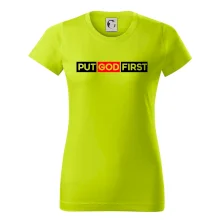 Put God first obdélník