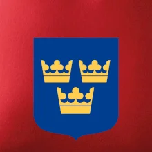 Švédský znak tři korunky velký Švédský znak tři korunky velký