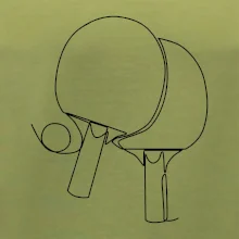 Pálky na stolní tenis jedním tahem