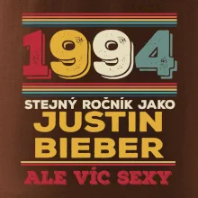 1994 stejný ročník jako Justin Bieber