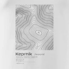 Keprník - vrstevnice v obdélníku