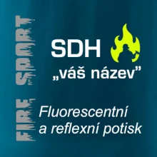 SDH Váš název - FLUO + Reflexní potisk