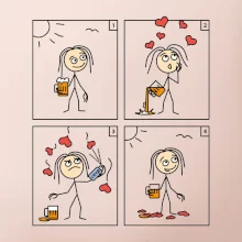 Láska já a pivo (Hana-creative)