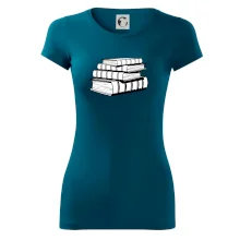 Knihy černobílé na sobě