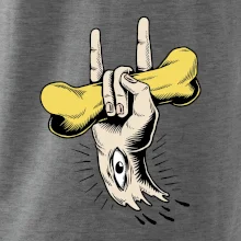 Rocková ruka kost a oko