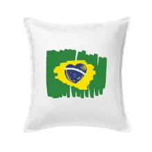 Brazílie vlajka srdce