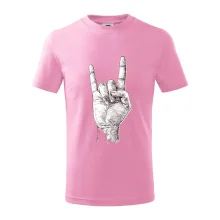 Rocková ruka kreslená