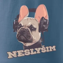 Francouzský buldoček neslyším
