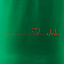 Poker EKG srdce červené