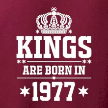 Kings are born in 1977