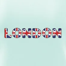 Nápis London vlajka