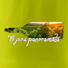 To jsou panoramata vinice